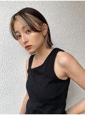 ミニウルフレイヤーカット顔周りカット前髪カット韓国ロング銀座