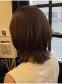 くびれヘア/アプリコットオレンジ/夏のヘアアレンジ/岡山