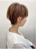 20代30代40代50代☆丸みフェザーショートパールベージュ