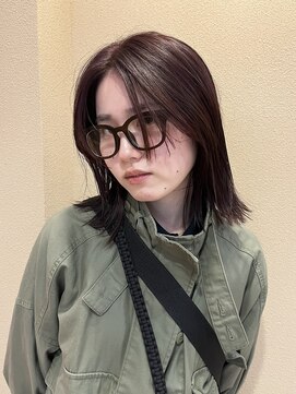 カシェル トウキョウ(Cashel Tokyo) 【sota】顔まわりレイヤー／ディープワインレッドカラー