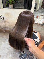 プレバイイオエ 三宮店(pre. by ioe)&nbsp;髪質改善/ココアベージュ/小顔カット/縮毛矯正／レイヤーカット