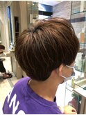 大人可愛いブラウンカラー