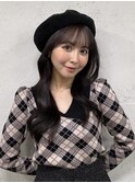 秋冬メイク ヘアメイク ヘアアレンジ くびれ巻き