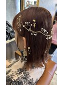 お呼ばれ外はねスタイル