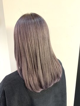 salon de MiLK 札幌大通店【サロン ド ミルク】 透明感のあるラベンダーアッシュ