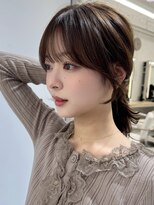 アッシュ 茗荷谷店(Ash)&nbsp;茗荷谷レイヤーカット韓国ダブルカラー顔周り前髪カットボブ