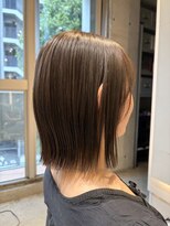 ヘア デザイン リスク(HAIR DESIGN RISK)&nbsp;【飛澤広偉】20代30代40代　外ハネボブ　外ハネ　ショートボブ