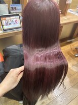 レジェ(LEGE) チェリーレッドカラー×ロングヘアー/さら