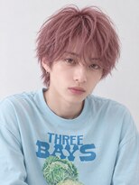 キャロル(CAROL)&nbsp;高松メンズ｜ピンクベージュ×韓国マッシュ