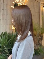 ヘアプレイスソル (HAIR PLACE SoL)&nbsp;透明感ミルクティーブラウン/レイヤーカット/艶髪