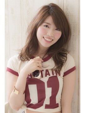 ミエルヘアーエスト 新宿店(mielhair est) ゆるふわくびれミディー【mielhair新宿】新宿