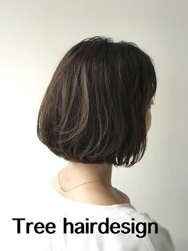 美容室 ツリー(Tree) 『Tree hairsalon 』ノンブロー大人ボブ 本厚木