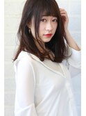 20代30代40代50代 色っぽふんわりミディの重軽ウェーブヘア♪