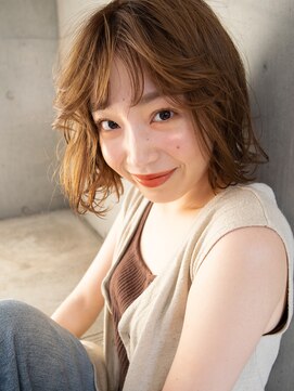 メゾンドイギー(MAISON de IGGY) シアーベージュでニュアンスカール#美髪#大人かわいい