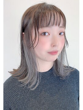 シズク(sizuk) 【ケアブリーチ】グレージュインナー