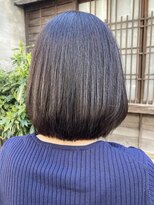 コレット ヘアー 大通(Colette hair)&nbsp;★丸みBOB×ナチュラルベージュ×縮毛矯正★