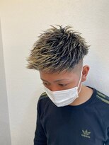 グラベント(Gravent)&nbsp;【gravent住吉】ハイライトカラー×ワイルドアップバング