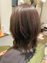 ムーン(moon)&nbsp;#チェリーブラウン #フェミニンロング #ダークアッシュ