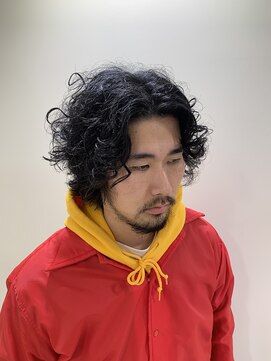 プレミアムバーバー 原宿店(PREMIUM BARBER produce by HIRO GINZA) 無造作パーマ