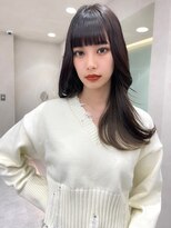 ロンド マーレ 天神大名店(Lond mare)&nbsp;小顔レイヤー韓国ヘア　韓国風ヘア　レイヤーカット　福岡美容室