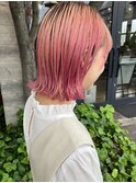 プツッとラインが可愛い★切りっぱなしボブ