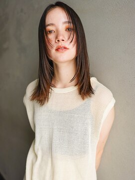 カンナ(Canna) ベビーバング/外ハネボブ/ペールベージュ/髪質改善/TOKIO/20代