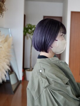 スタジオフィット(STUDIO FITTO) シアーカラー　の　パツっとミディ