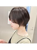 クビレショート/30代/40代/50代/前髪ありショート