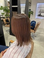 プレビア 上尾店(PREVIA) 髪質改善カラー☆オレンジベージュ