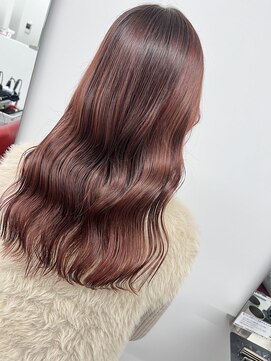 プリュス 名古屋(Plus) ブリーチなし/アッシュピンク/ピンクグレージュ