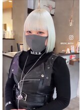 リエンスクレア(RIENS xrea) 【RIENSxrea】ハイトーンダブルカラー、ホワイトカラー松平達彦