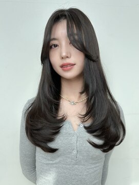 ロンドアンメゾン 原宿(Lond un Maison.) 【安岡 大介】韓国レイヤー美髪ロングヘアざくざくワンカール