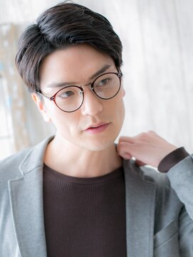 モッズヘア メン 上尾東口店(mod's hair men) ビジネスも◎アースカラー涼しげアップバングショートW上尾