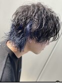 ウルフカット×インナーカラー