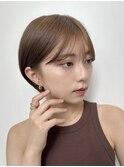髪質改善＊カーキベージュショート＊美髪【Zina難波】