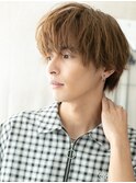 ハイトーン厚めバングセシルカットで目力UPマッシュヘアf仙台