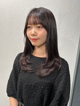 ザザアオヤマ(ZA/ZA AOYAMA) 秋冬に向けて深みパープルカラー