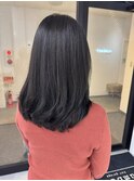 10代20代30代大人かわいい暗髪艶感Ｃカール内巻き