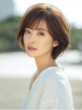 アルトリスト(Altruist Aging×HAIR&SPA) ★ダークアッシュ大人ガーリーボブ着物似合わせカット/髪質改善