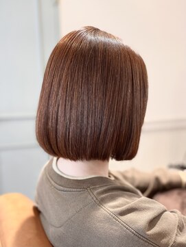 サプリ 西荻窪店(Sapuri) ツヤボブ×ナチュラルオレンジブラウン