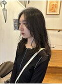 ロング顔周りレイヤー