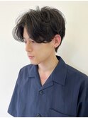 田中韓国風センターパートニュアンスパーマ