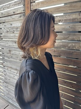 アミリアバイザザ(amiliea by ZA/ZA) 大人可愛い×外ハネレイヤーボブ