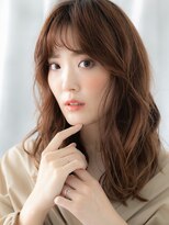 ドクターズサロン LAB 小山店&nbsp;髪質改善ニュアンスパーマオリーブブラウンロングｒ小山20代30代