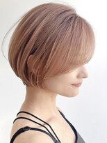 セイドット リー(Say. Ree)&nbsp;say.ショートボブひし形ショートハイライトヘーゼルグレージュ