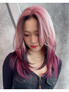 ヌル 表参道本店(Null) オーダーメイド/ケアブリーチカラー/セクションカラー/姫ウルフ