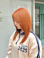 アロハナ 津店(ALOHANA)&nbsp;春カラー/ライトオレンジ/ブリーチ/ダブルカラー/髪質改善