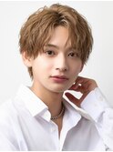 メンズ波巻きツイスパニュアンススパイラルスパイキーショート