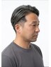 【白髪ぼかし】カット+シャンプー+シェービング+白髪ぼかし ¥7,500
