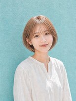 フレイムス ヘアアンドリラックス 大宮東口店(Frames)&nbsp;ショートボブ髪型20代30代40代50代前髪あり前髪なし面長丸顔大宮